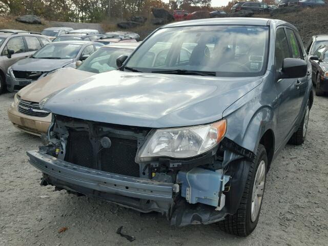 JF2SH6AC7AH741344 - 2010 SUBARU FORESTER 2 GREEN photo 2