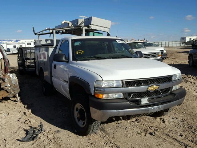 1GBHC24U71E229271 - 2001 CHEVROLET SILVERADO WHITE photo 1