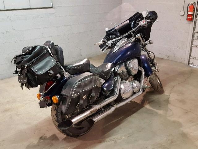 1HFSC55017A307953 - 2007 HONDA VTX1300 C BLUE photo 4