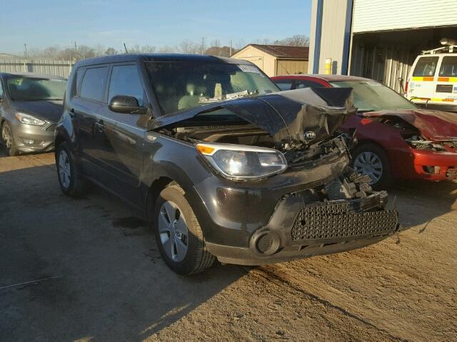 KNDJN2A22E7728015 - 2014 KIA SOUL BLACK photo 1