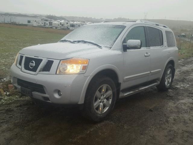 5N1BA0NE9CN612999 - 2012 NISSAN ARMADA SV SILVER photo 2