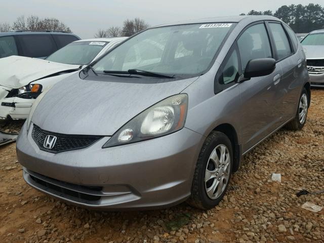 JHMGE8H27AC035315 - 2010 HONDA FIT SILVER photo 2