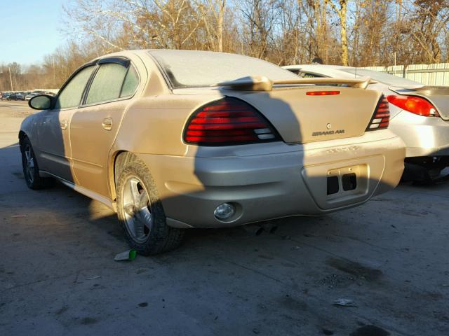 1G2NF52E44C217750 - 2004 PONTIAC GRAND AM S GOLD photo 3