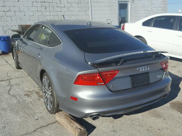 WAUSGAFC2CN030553 - 2012 AUDI A7 PRESTIG GRAY photo 3