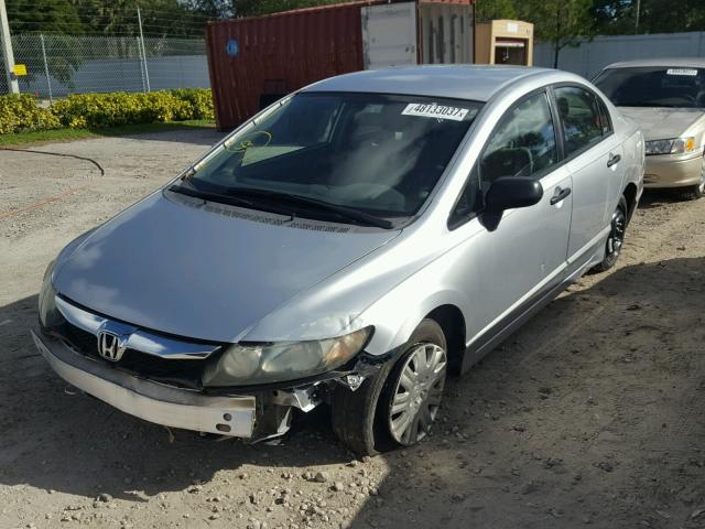 2HGFA16339H343796 - 2009 HONDA CIVIC VP GRAY photo 2