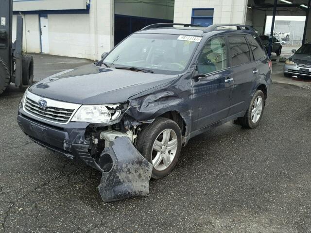 JF2SH6CC8AH777914 - 2010 SUBARU FORESTER 2 BLACK photo 2
