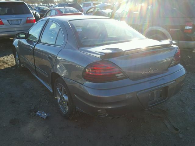 1G2NF52E33M683789 - 2003 PONTIAC GRAND AM S GRAY photo 3