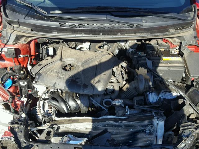 KMHDH4AEXGU607131 - 2016 HYUNDAI ELANTRA SE RED photo 7