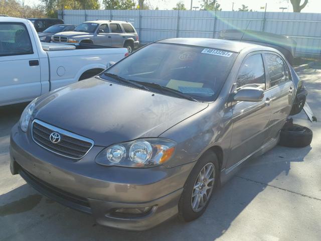 1NXBR32E16Z755681 - 2006 TOYOTA COROLLA CE GRAY photo 2