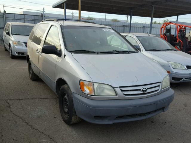 4T3ZF13C12U474880 - 2002 TOYOTA SIENNA LE BEIGE photo 1