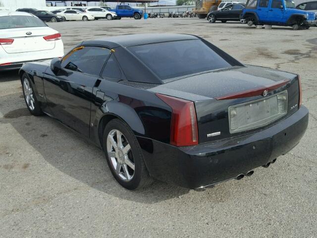 1G6YV36A985600328 - 2008 CADILLAC XLR BLACK photo 3