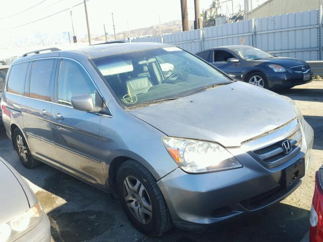 5FNRL38767B101170 - 2007 HONDA ODYSSEY EX SILVER photo 1