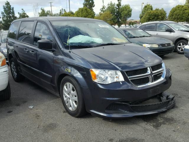 2C4RDGBGXER281428 - 2014 DODGE GRAND CARA GRAY photo 1