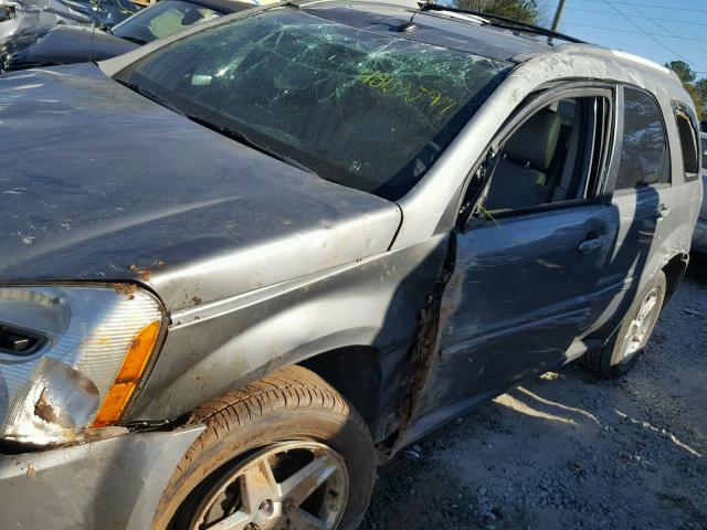 2CNDL63F566034846 - 2006 CHEVROLET EQUINOX LT GRAY photo 9