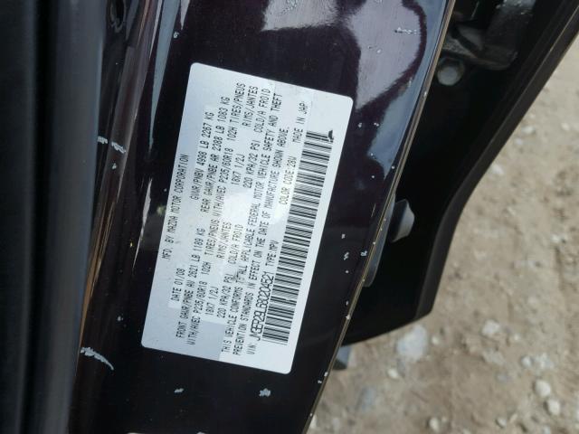 JM3ER29L680204521 - 2008 MAZDA CX-7 PURPLE photo 10