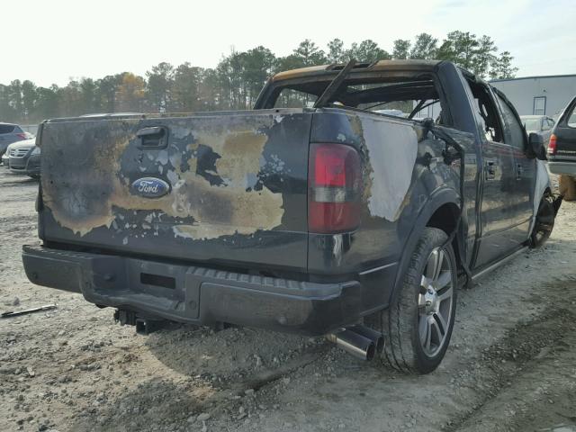 1FTRW12567FB16539 - 2007 FORD F150 SUPER BURN photo 4