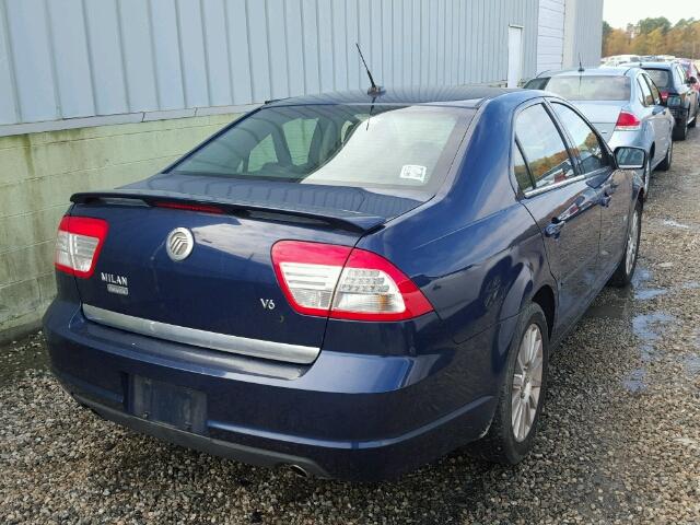 3MEHM08167R637441 - 2007 MERCURY MILAN PREM BLUE photo 4