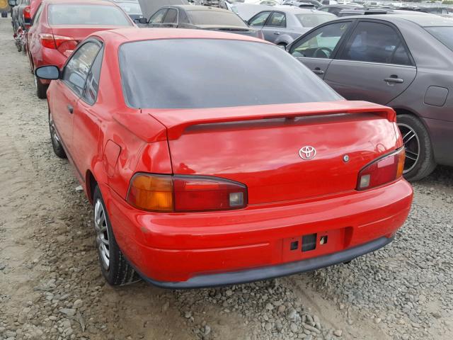 JT2EL45U7P0137326 - 1993 TOYOTA PASEO RED photo 3