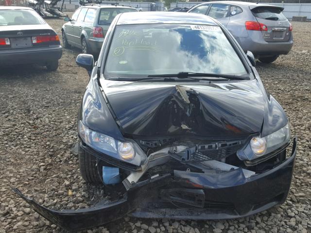 2HGFA1F53BH305847 - 2011 HONDA CIVIC LX BLACK photo 9