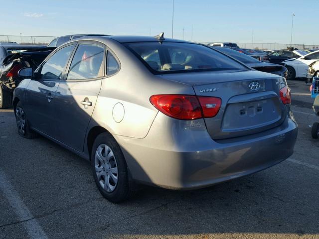 KMHDU46D49U810692 - 2009 HYUNDAI ELANTRA GL GRAY photo 3