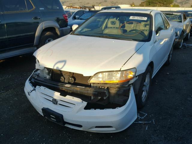 1HGCG22542A023048 - 2002 HONDA ACCORD EX WHITE photo 2