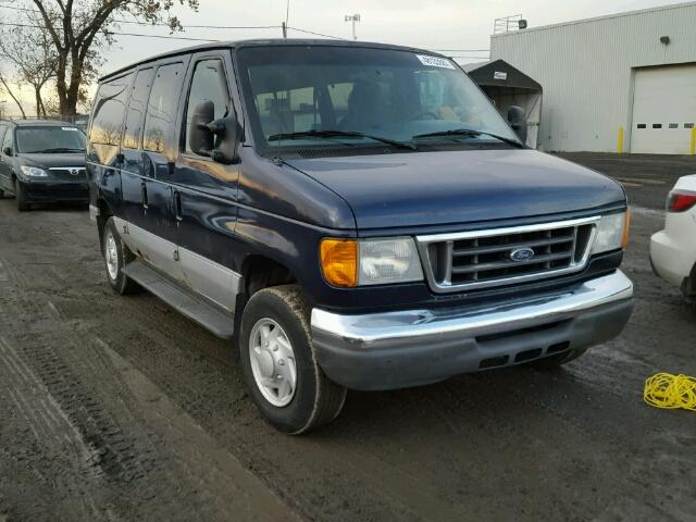 1FMNE31L06DB01361 - 2006 FORD ECONOLINE BLUE photo 1