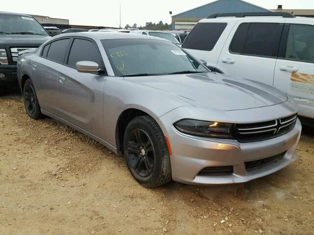 2C3CDXBG0FH776481 - 2015 DODGE CHARGER SE GRAY photo 1