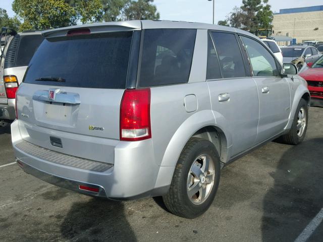 5GZCZ33Z37S847929 - 2007 SATURN VUE HYBRID SILVER photo 4