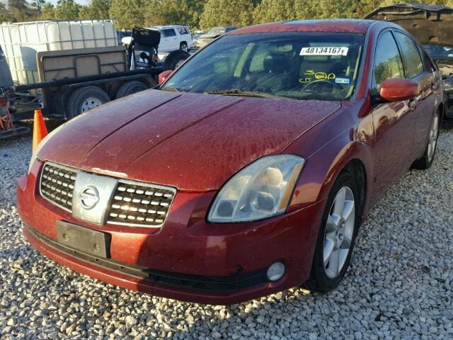 1N4BA41EX4C829580 - 2004 NISSAN MAXIMA SE BURGUNDY photo 2