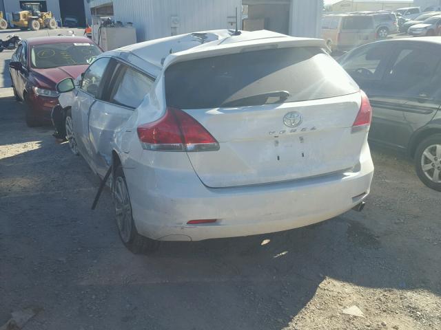 4T3ZE11A49U015583 - 2009 TOYOTA VENZA BASE WHITE photo 10