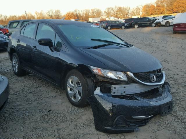 19XFB2F59FE008424 - 2015 HONDA CIVIC LX BLACK photo 1