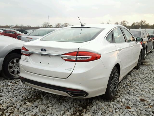 3FA6P0H95HR391429 - 2017 FORD FUSION SE WHITE photo 4