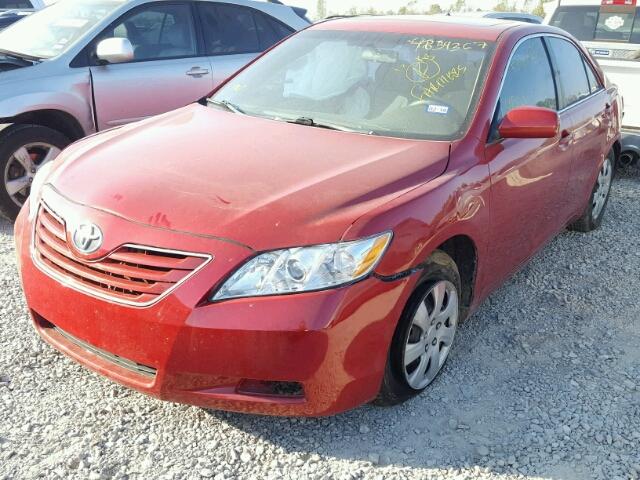 4T1BE46K67U053116 - 2007 TOYOTA CAMRY NEW RED photo 2