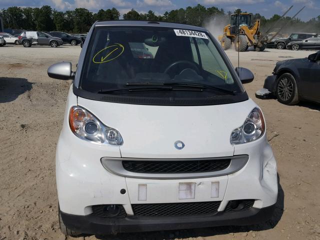 WMEEK31X89K270674 - 2009 SMART FORTWO PAS 白色 照片 9
