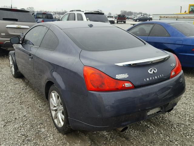 JN1CV6EL9BM261680 - 2011 INFINITI G37 BLUE photo 3