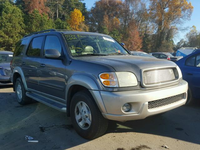 5TDZT34A24S213814 - 2004 TOYOTA SEQUOIA SR GRAY photo 1