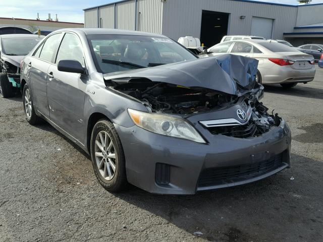 4T1BB3EK0BU137431 - 2011 TOYOTA CAMRY HYBR CHARCOAL photo 1