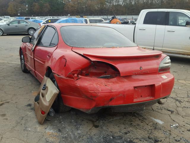 1G2WP52K6WF330298 - 1998 PONTIAC GRAND PRIX Qırmızı foto 3