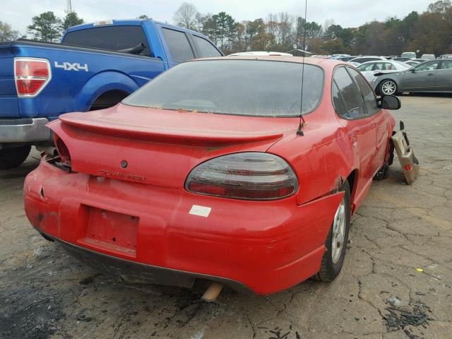 1G2WP52K6WF330298 - 1998 PONTIAC GRAND PRIX Qırmızı foto 4