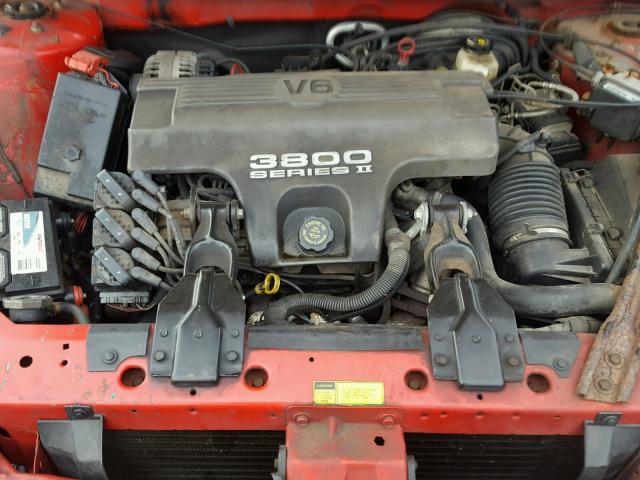 1G2WP52K6WF330298 - 1998 PONTIAC GRAND PRIX Qırmızı foto 7