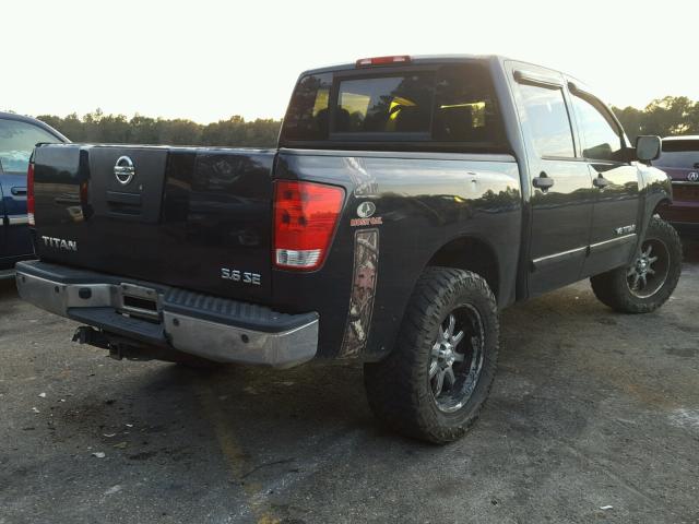 1N6BA07C28N300074 - 2008 NISSAN TITAN XE BLACK photo 4