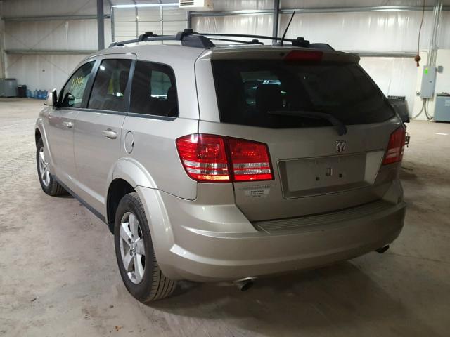 3D4GG57V39T177623 - 2009 DODGE JOURNEY SX TAN photo 3