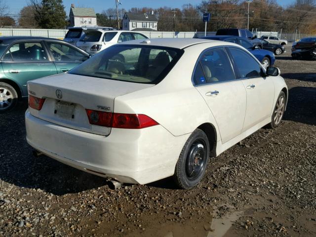 JH4CL96906C015165 - 2006 ACURA TSX WHITE photo 4