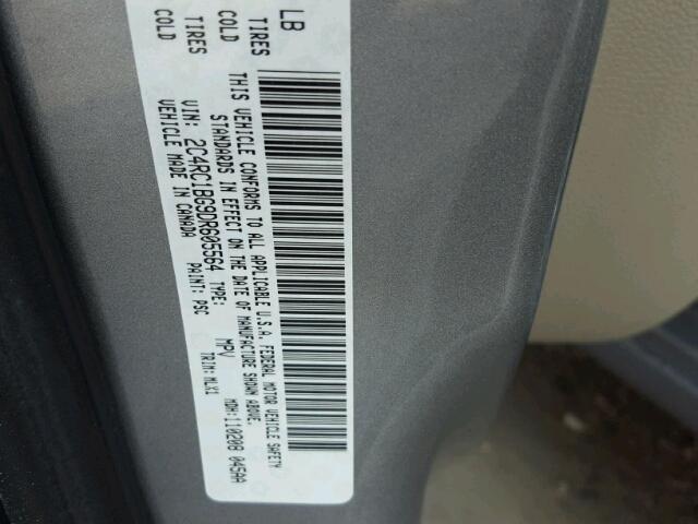 2C4RC1BG9DR605564 - 2013 CHRYSLER TOWN & COU Boz foto 10