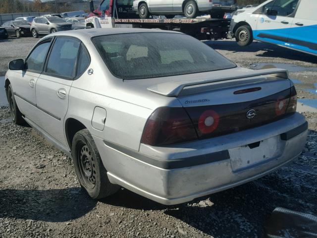 2G1WF55E5Y9229830 - 2000 CHEVROLET IMPALA SILVER photo 3