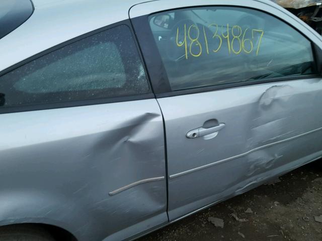 1G1AL15F377341269 - 2007 CHEVROLET COBALT LT GRAY photo 9