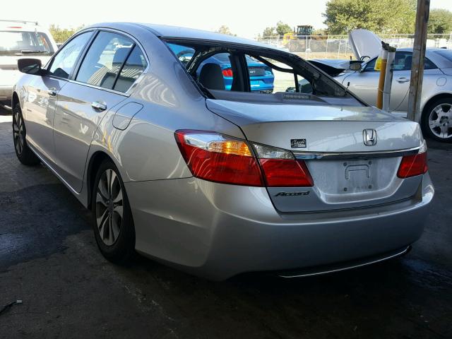 1HGCR2F35FA039817 - 2015 HONDA ACCORD LX SILVER photo 3