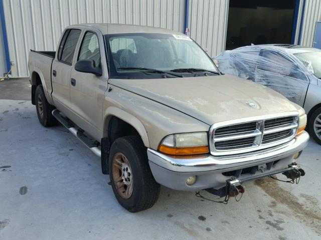 1D7HG48N13S137663 - 2003 DODGE DAKOTA QUA BEIGE photo 1