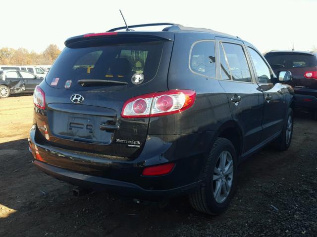 5NMSHDAG5AH352965 - 2010 HYUNDAI SANTA FE S BLACK photo 4