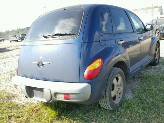 3C8FY4BB31T277317 - 2001 CHRYSLER PT CRUISER BLUE photo 4